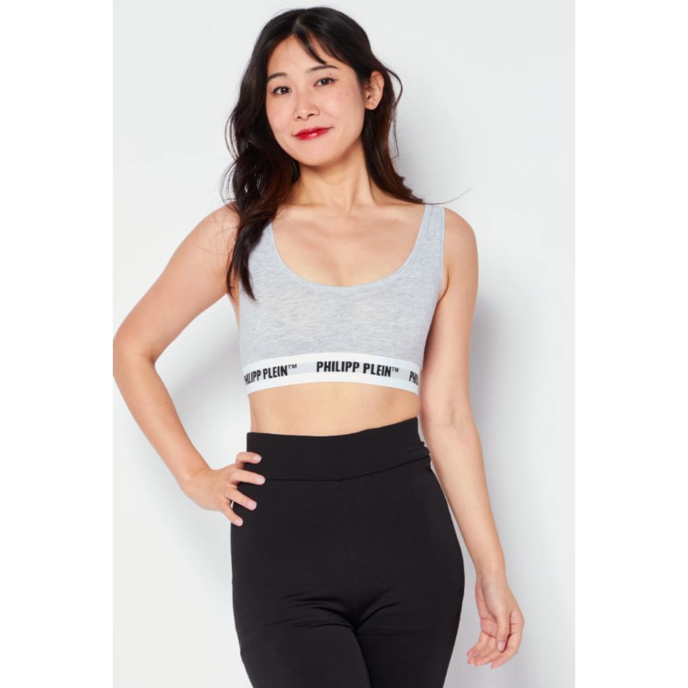 Gray Cotton Tank Tops