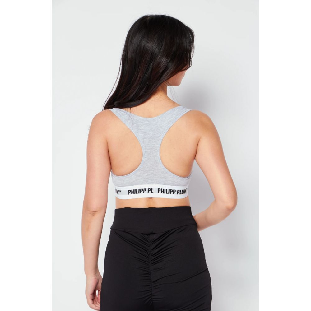 Gray Cotton Tank Tops