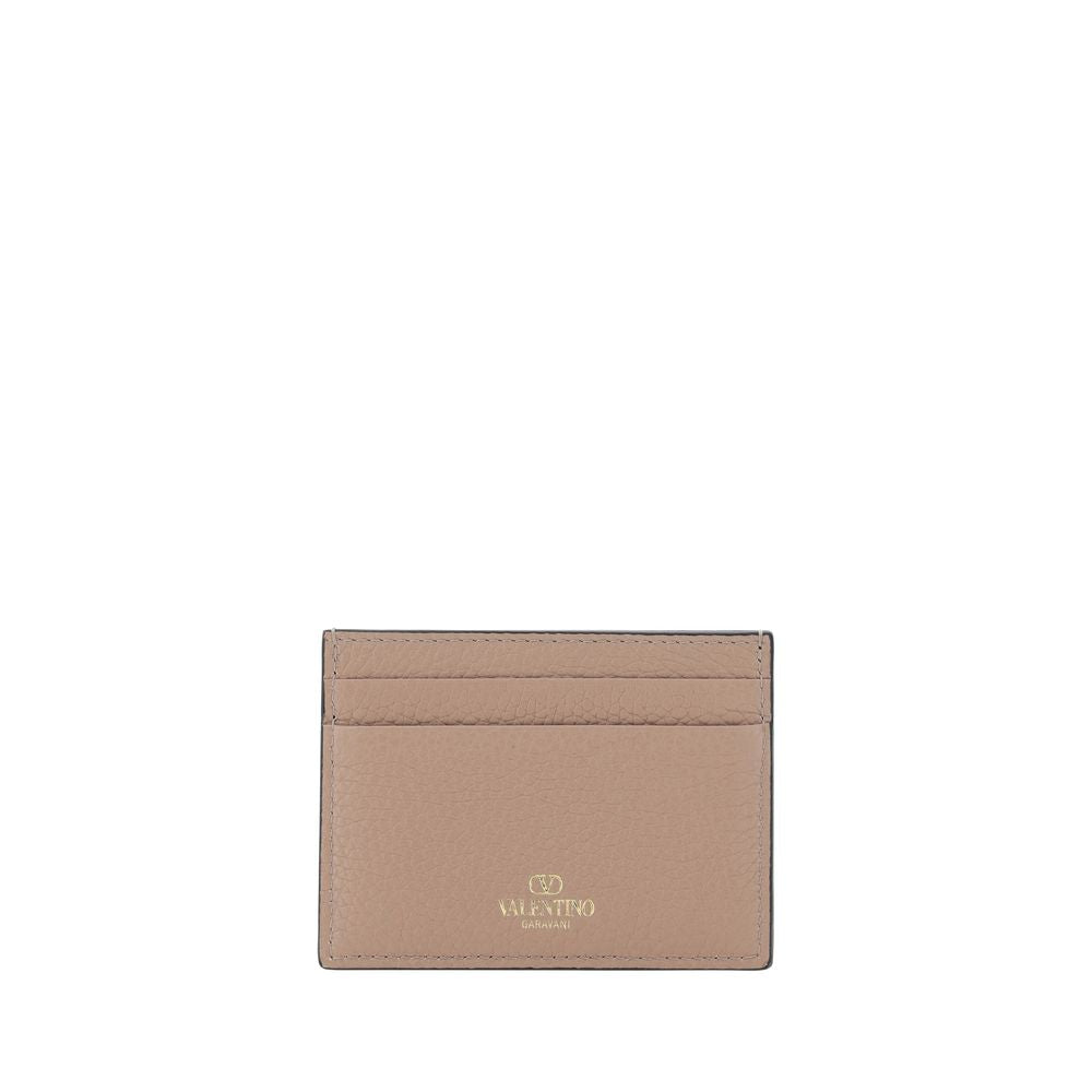 Beige Calf Leather Bos Taurus Wallet