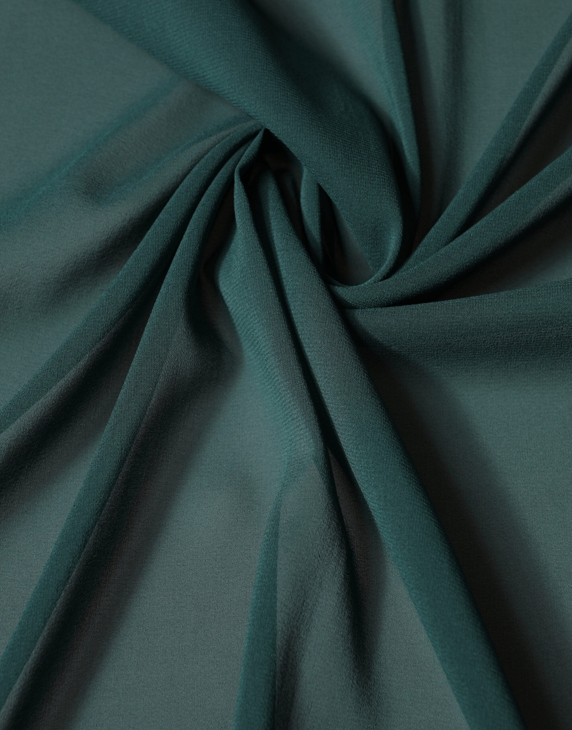 Dark Green Silk Neck Wrap Shawl Stole 200cm x 64c Scarf