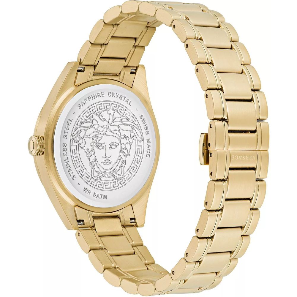 Gold Stainless Steel Dress Watch