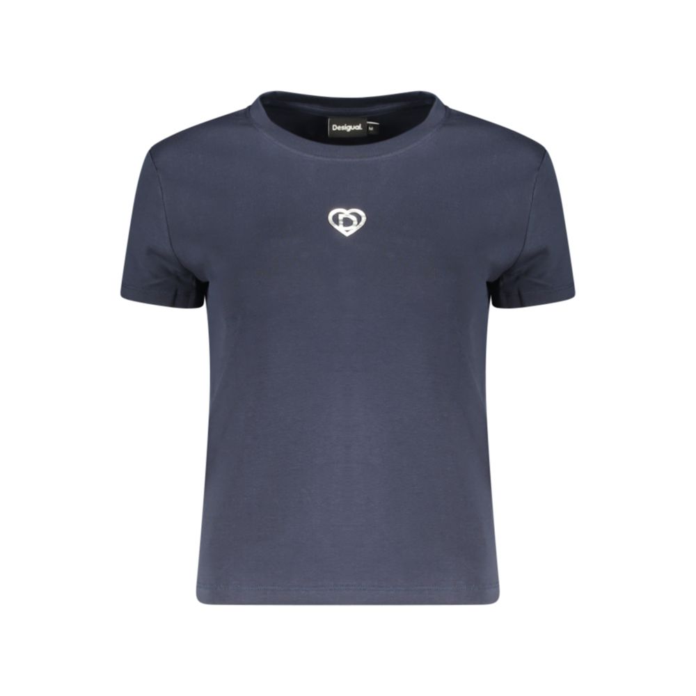 Blue Cotton T-Shirt