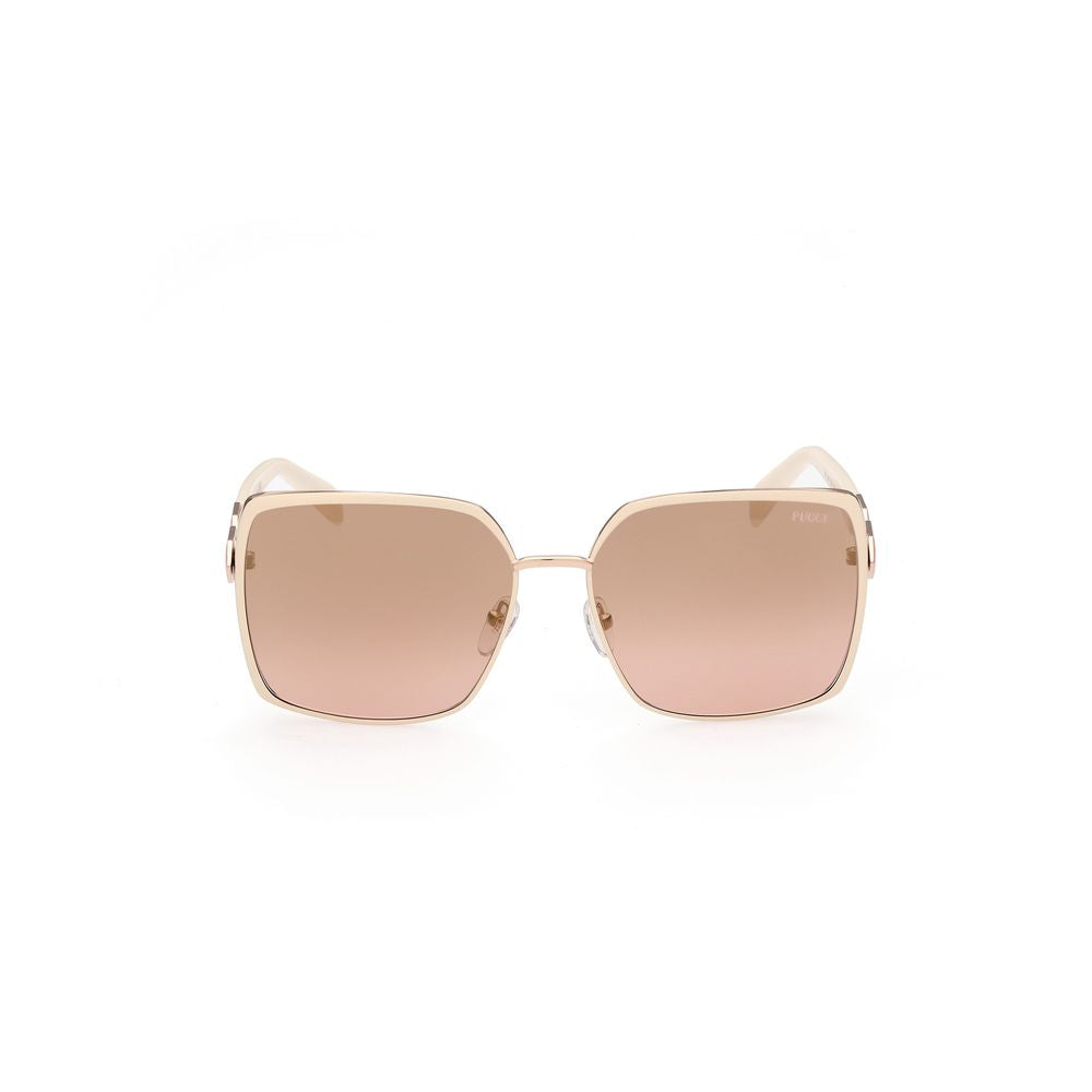 White Metal Sunglasses