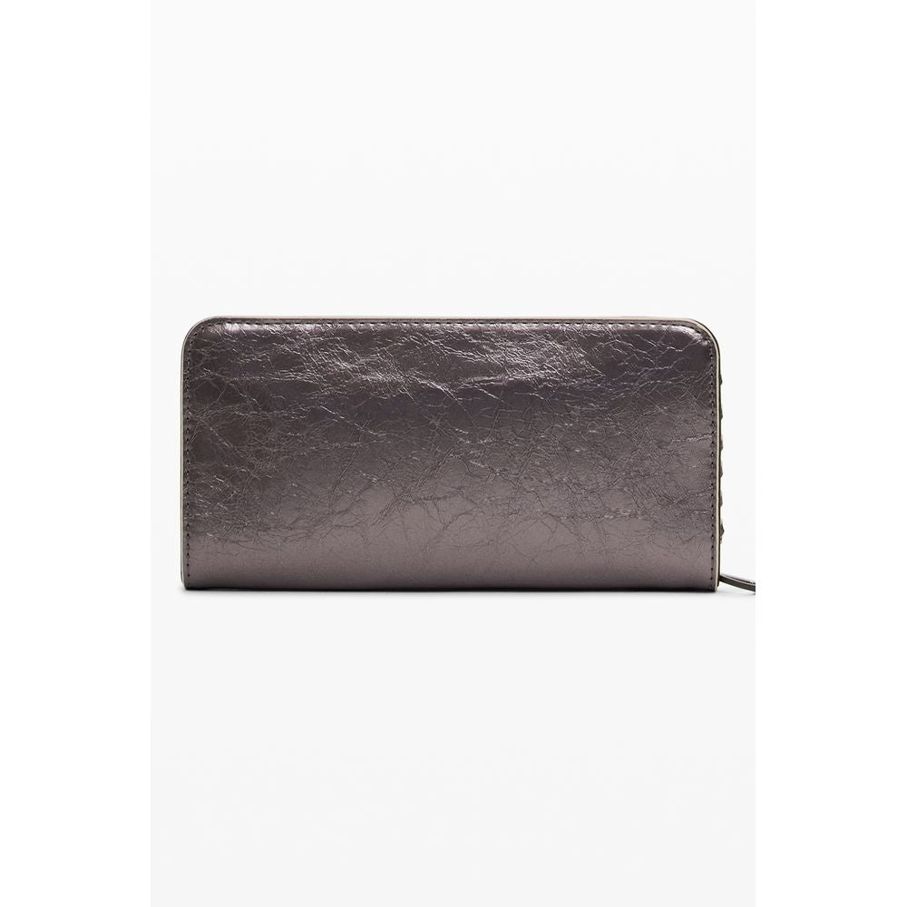 Bronze Polyurethane Women Wallet