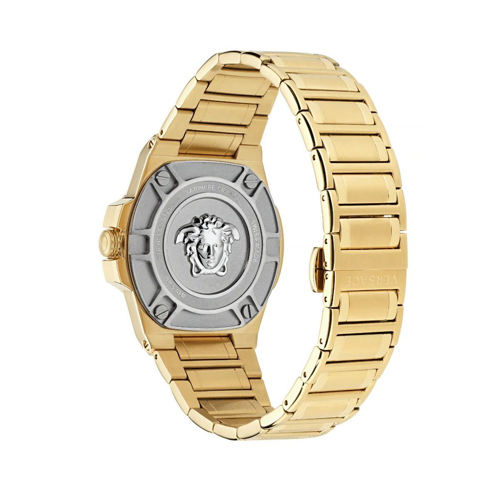 Gold Stainless Steel Dress Watch