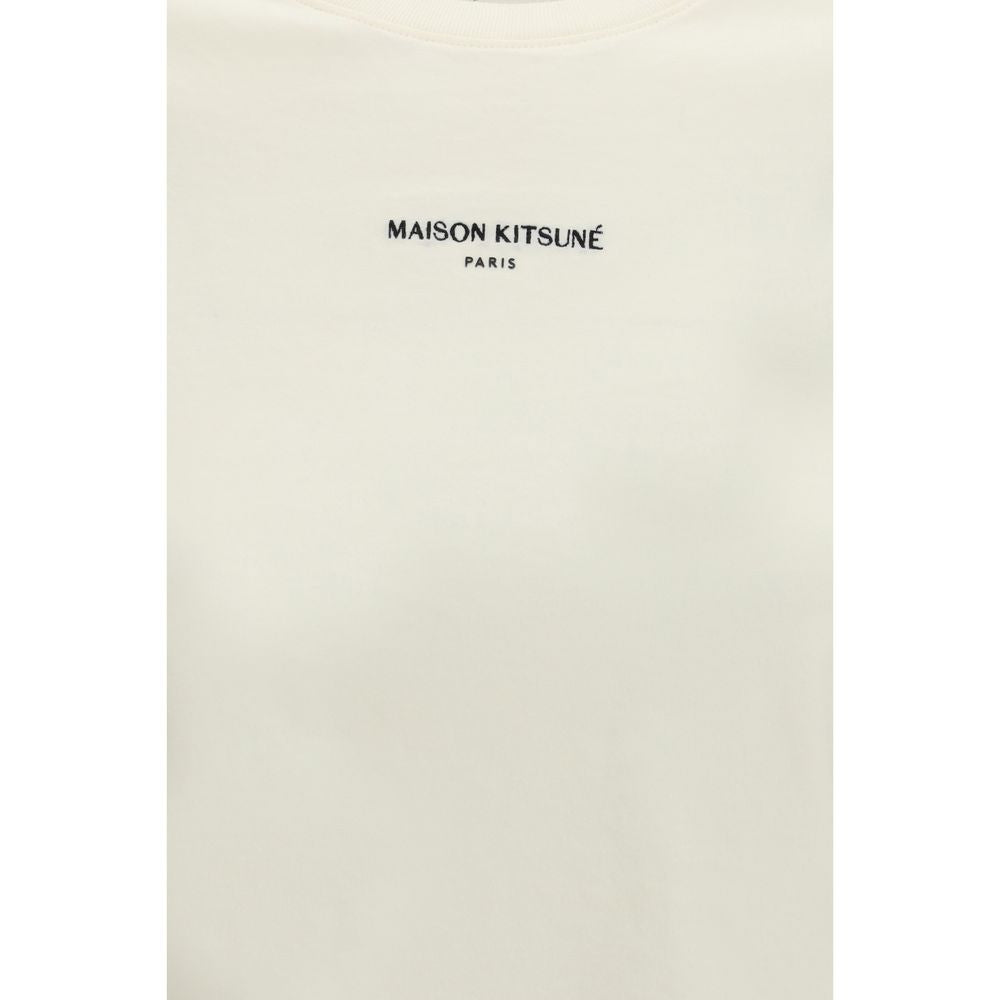 Maison Kitsuné Beige Cotton T-Shirt
