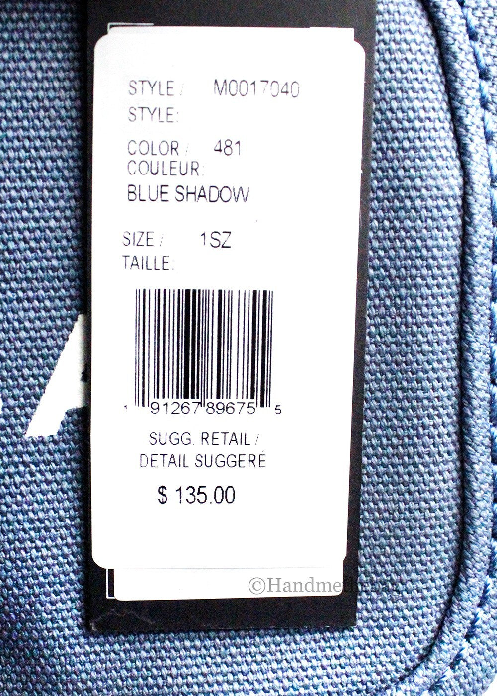 Marc Jacobs M0017040-481 Womens The Camera Bag Blue Shadow One Size